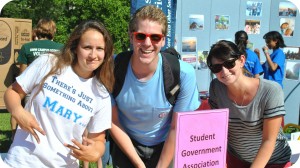 Student Government Assocation students at Club Carnival