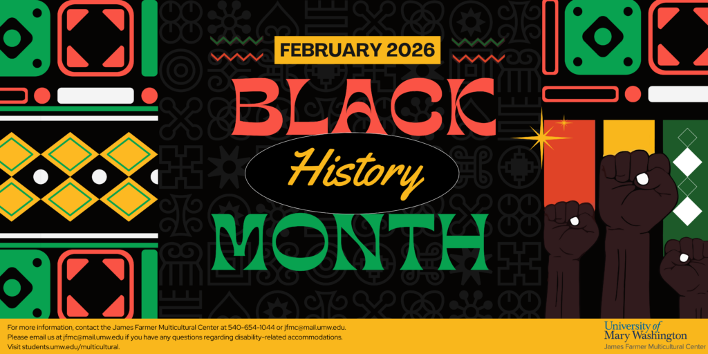 A slide with the text "February 2026 Black History Month."