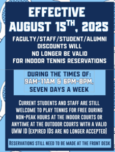 Effective August 15, 2025 pricing changes for Faculty, Staff, Students and Alumni